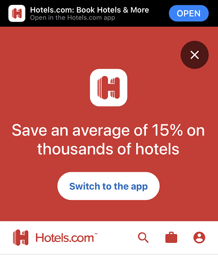 Hotels.comのディスカウントコード